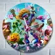 Настенные часы круглые 27 см Бруталити игры Plants vs Zombies Garden Warfare 4694 цвет черный