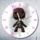 Настенные часы круглые 27 см Бруталити игры Sackboy A Big Adventure - 4582 цвет черный