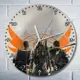 Настенные часы круглые 27 см Бруталити Игры The Division 2 - 6097 цвет черный