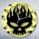 Настенные часы круглые 27 см Бруталити музыка The offspring - 3836 цвет черный