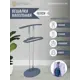 Напольная вешалка Wissar Челси 50x105x27.5 см МДФ цвет графит