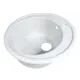 Мойка для кухни врезная Granicom G-001 50.2x50.2 см круглая глубина чаши 20.5 см круглая искусственный камень цвет жасм круглаяин