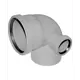 Отвод 90° Valfex 23122150К-0030 Ø110 мм полипропилен