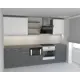 Кухонный гарнитур Vision Кухонный гарнитур 280x72x60 см ЛДСП цвет серый/белый