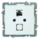 Розетка компьютерная встраиваемая Nilson Alegra RJ45 CAT5 цвет белый