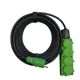 Удлинитель-шнур Itok i-connect-color-SU-PVS-310-4-54-15-green 4 розетки с заземлением 3x1 мм 15 м 2200 Вт цвет зеленый