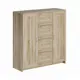 Комод Vmg industry Сириус 4 ящика 117.1x41.2x123.4 см ЛДСП цвет дуб сонома