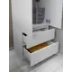 Шкаф распашной Мебельная фабрика 1+1 60x210x40 см ЛДСП цвет белый
