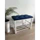 Обувница Chiwoodo с мягким сиденьем 60x48x35 см 1 полка металл цвет белый