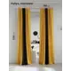 Комплект штор на ленте At Home Нобиус 180x230 см полиэстер цвет желтый AA213586-230
