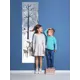 Ростомер детский наклейка на стену Onprint Silent Winter 2 зимний пейзаж 40x150 см