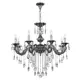 Люстра подвесная Bohemia ivele crystal 382123 382123 8 ламп 16 м² цвет никель