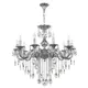 Люстра подвесная Bohemia ivele crystal 410482 410482 10 ламп 20 м² цвет никель