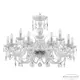 Люстра подвесная Bohemia ivele crystal 14047 14047 15 ламп 30 м² цвет никель