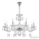 Люстра подвесная Bohemia ivele crystal 321492 321492 8 ламп 16 м² цвет никель