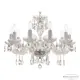 Люстра подвесная Bohemia ivele crystal 321113 321113 10 ламп 20 м² цвет никель