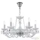 Люстра подвесная Bohemia ivele crystal 321353 321353 6 ламп 12 м² цвет никель