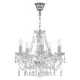 Люстра подвесная Bohemia ivele crystal 13484 13484 5 ламп 10 м² цвет никель