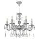 Люстра подвесная Bohemia ivele crystal 382130 382130 6 ламп 12 м² цвет никель