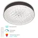 Люстра потолочная светодиодная Arte perfetto luce Apl2233306.b236-350.coffee с пультом управления 15 м² нейтральный белый свет цвет белый