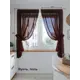 Тюль на ленте At Home Лирика (венге) 200x145 см вуаль цвет коричневый AA206485