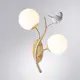 Настенный светильник Arte lamp A9712ap-2sg цвет бежевый