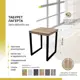 Табурет Alternative 38x45x38 см металл цвет лагерта