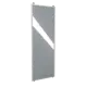 Дверь для шкафа-купе Лофт-Комплект DKL70/225.MS 70.4x225.5 см сталь/зеркало цвет серебро