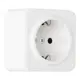 Розетка встраиваемая Arte milano 385557 с заземлением цвет белый