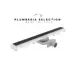 Трап для душа Plumberia selection PSM60NO комбинированный затвор 4x60 см нержавеющая сталь