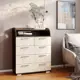 Комод Bts Стандарт 1 артикул 10-01.000 5 ящиков 80x46x102 см ЛДСП цвет венге/дуб лоредо