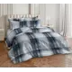 Пододеяльник Home Mercury Кориандр 150x220см поплин цвет серый