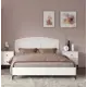Кровать Mobi Валенсия 169.7x115.3x204 см ЛДСП цвет белый