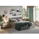 Кровать Furniture integration Этна 200x160 см цвет дуб эндгрейн/белый гладкий
