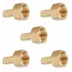 Штуцер TIM 1/2"x20 мм ВР латунь 5 шт