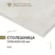 Столешница Завод невский ламинат 100x60x3.8 см Водостойкие плиты ДСП цвет айза