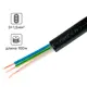 Кабель Угличкабель ВВГпнг(A)-LS 3x1.5 100 м ГОСТ цвет черный