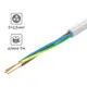 Провод Tdm Electric ПВС 3x2.5 5 м ГОСТ цвет серый