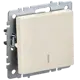 Выключатель встраиваемый Iek Brite BR-V10-1-10-K10 1 клавиша с подсветкой цвет бежевый
