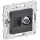 Розетка для телевизора и компьютера встраиваемая Iek Skandy SK-AK20-2-K48 RJ45 Cat 6E цвет титан