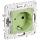 Розетка встраиваемая Iek Skandy SK-R11-16-K06 с заземлением цвет мятный