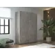 Шкаф-купе МК Е1-Юг Прайм 230x120x57 см 7 полок ЛДСП цвет бетон