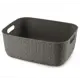 Корзина для хранения CURVER Softex M 28x38x15 цвет темно-серый
