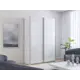 Шкаф-купе Мебельная Компания Е1 2 дверный 230x140x57 см 7 полок ЛДСП цвет белый Pss_140_B