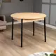 Кухонный стол круглый Сима-Ленд Цент раскладной раскладной 100x100 см ЛДСП цвет дуб крафт золотой
