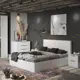 Кровать Трия Тесса 168x102x214 см ЛДСП цвет белый