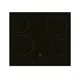 Электрическая варочная панель Lex EVH 640A BL CHPE000015 59 см 4 конфорки цвет черный