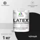 Краска для деревянных окон и дверей Malare Latex антисептическая быстросохнущая без запаха полуглянцевая цвет черный 1 кг