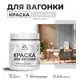 Краска для дерева Malare Wood антисептическая быстросохнущая полуглянцевая цвет светло-серый 0.5 кг