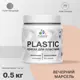 Краска для пластика пенопласта Malare PlastiC Latex быстросохнущая полуглянцевая цвет вечерний марсель 0.5 кг